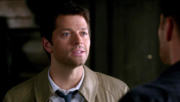 Cas tells Dean he's been helping people to atone. Cas tells Dean he's been helping people to atone.